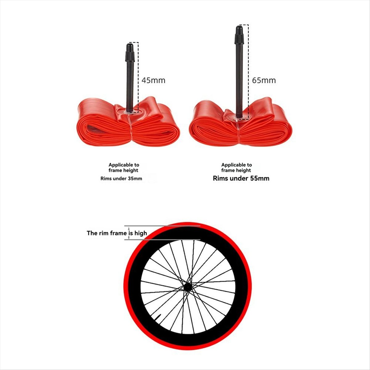 Inner Tube 700C - Chambre à air TPU T34C pour