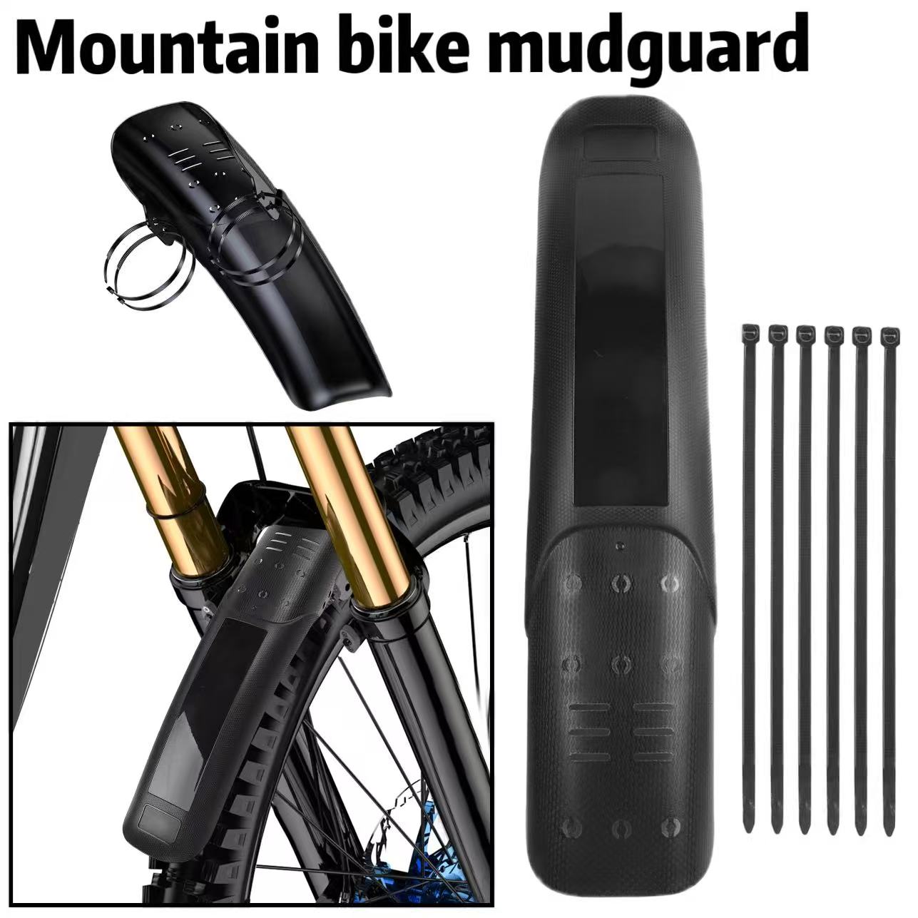 Fender Mudguard Set - Ensemble de garde-boue pour vélo d'extérieur,