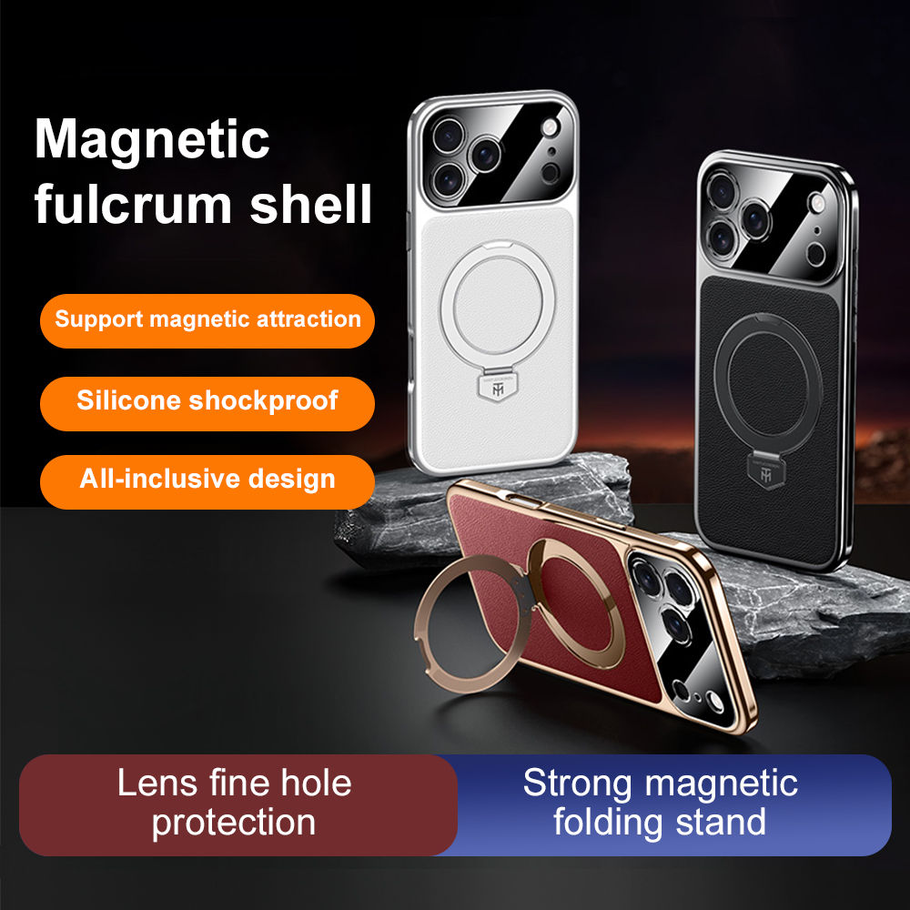 Kickstand Adjustable - Coque magnétique pour Apple iPhone 17