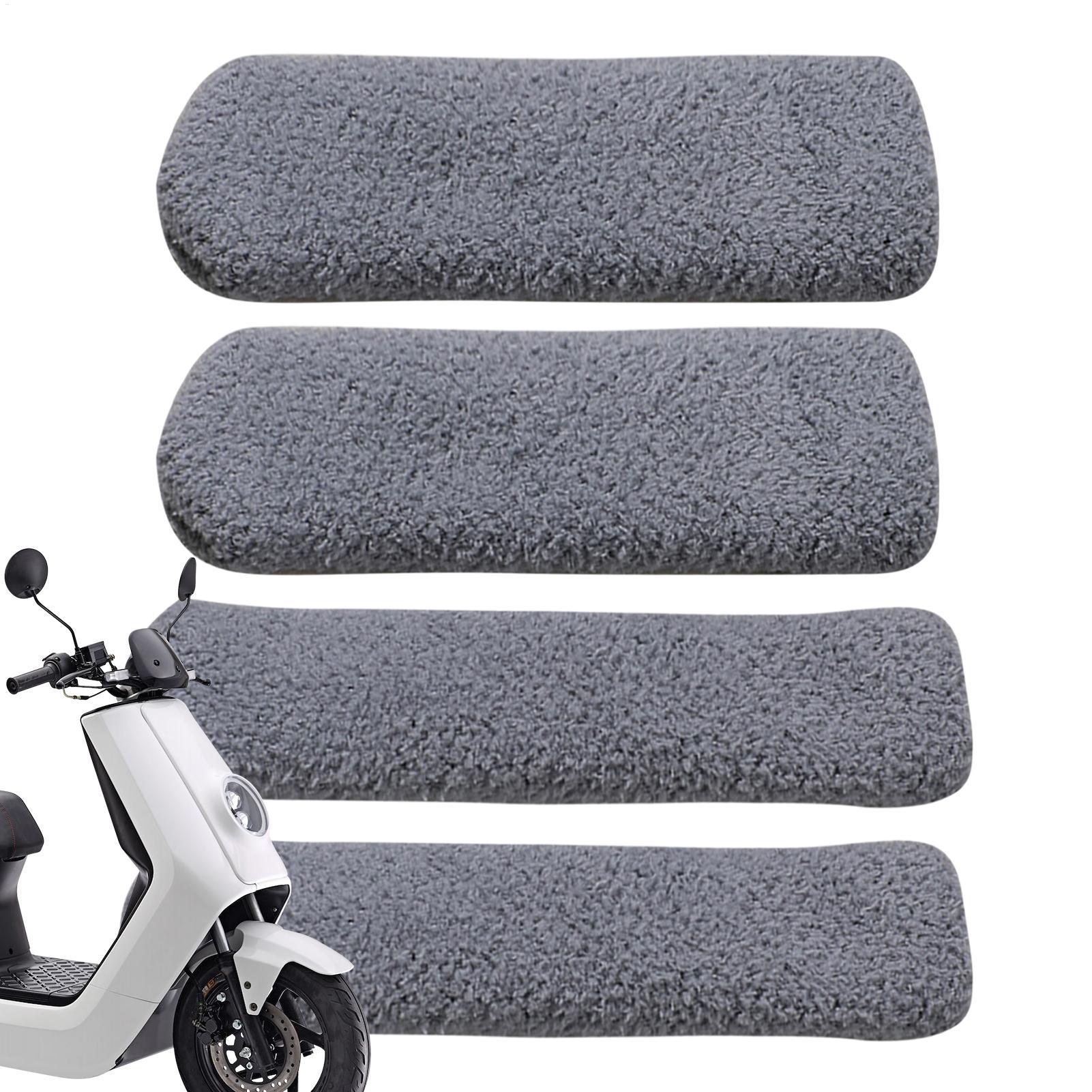 Cycling For Commute - Couvre-guidon de moto chaud doux extensible