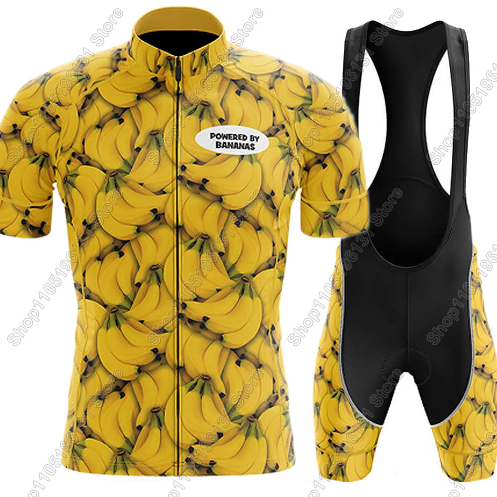 Cycling Commute Shorts - Powerouge-by-bananas 2026 Maillot de cyclisme ensemble