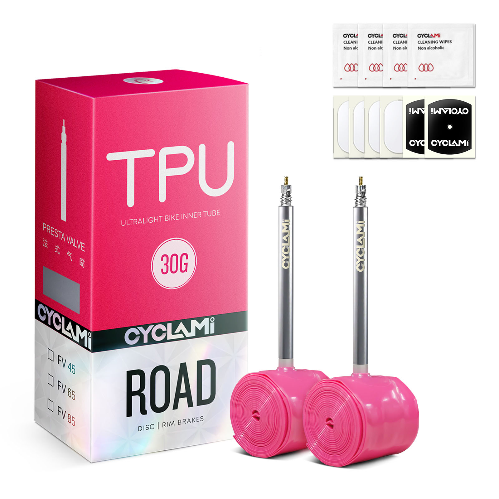 2PC CYCLAMI Chambre à air de v - Inner Tube 700C avis et prix