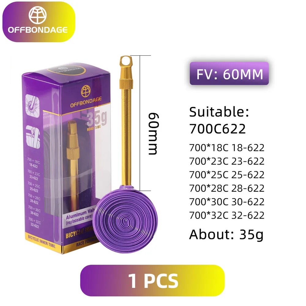 OFFBONDAGE-Valve en aluminium  - Inner Tube 700C avis et prix