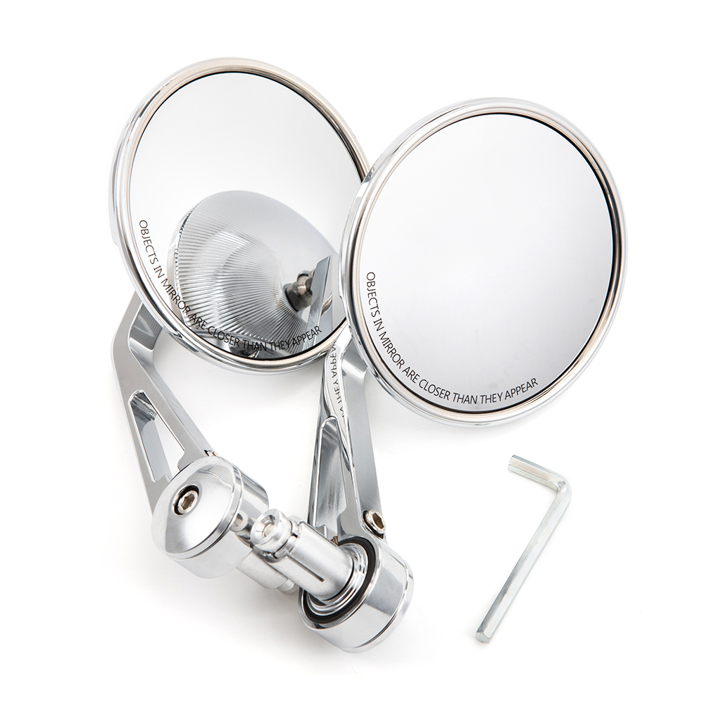 Evomosa moto Chrome convexe 7/ - Mirror Handlebar Convex avis et prix