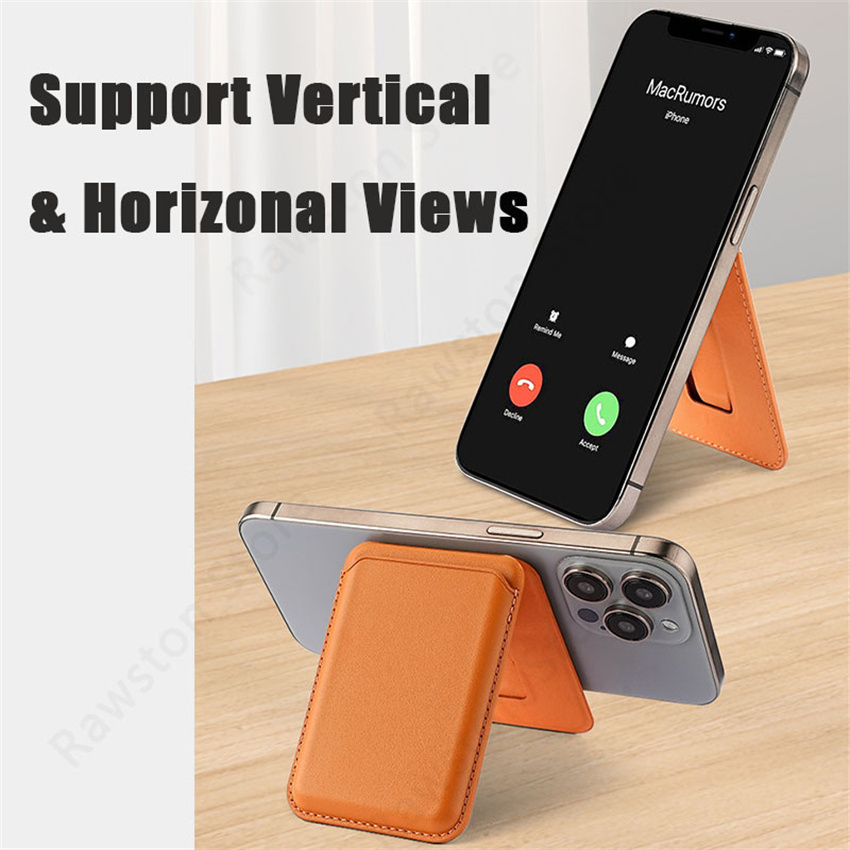 Étui portefeuille en cuir magn - Kickstand Adjustable avis et prix