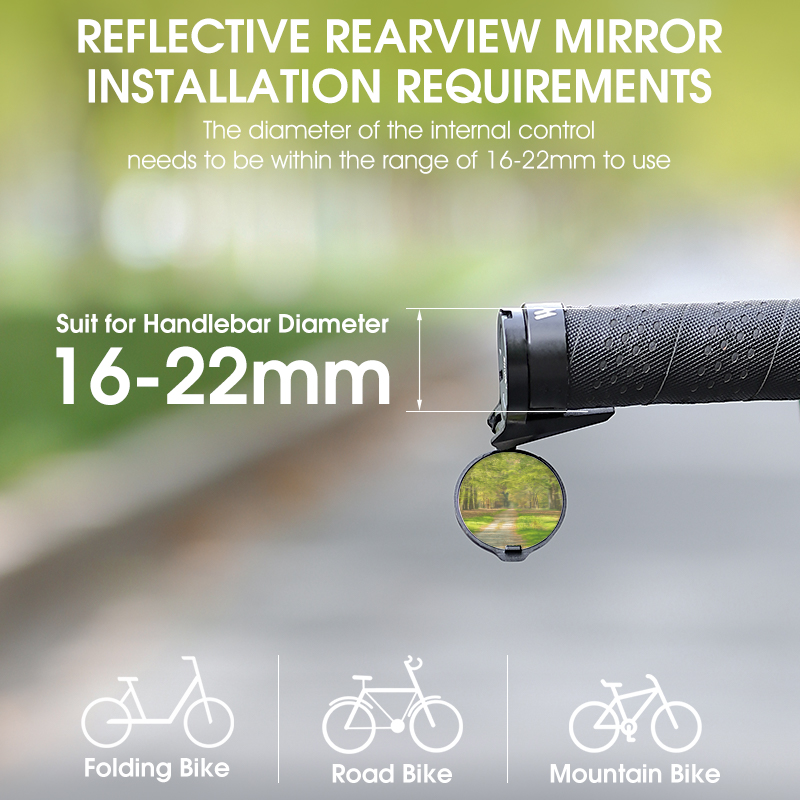 WEST BIKING – rétroviseur de v - Mirror Handlebar Convex avis et prix